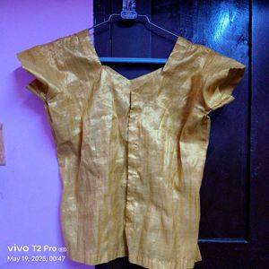 Princess Cut Pure Silk Blend Blouse