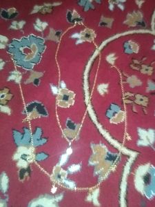 Gold Tone Layered Necklace