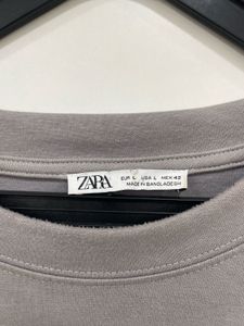 🔥 ZARA Steal! Elevated Ash Grey Long-Sleeve ☁️