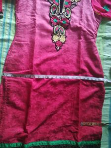 Price*Boutique Stitched Cotton Blend Ombre Pink R