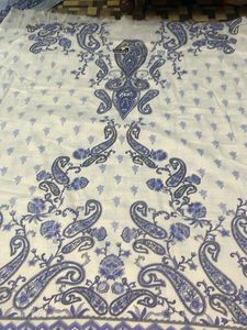 Pakistani Blue & White Printed Fabric
