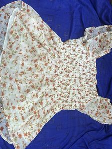 Floral Print Off-Shoulder Top