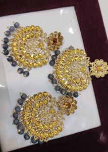 Gold-tone Indian Jewelry Set