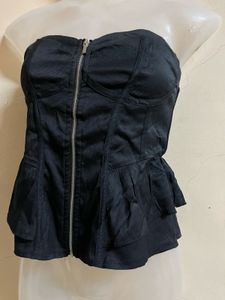 Bebe Branded Black Corset