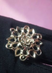 silver Floral Ring