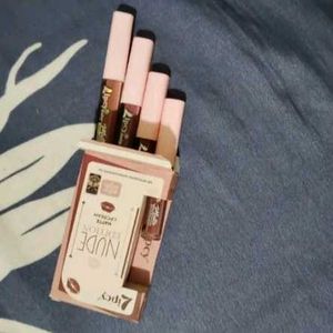4 Nude Color Lip Shade  For Indian Skin Tone
