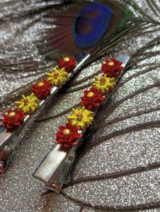 Flower Hair Clips (Set of 2)