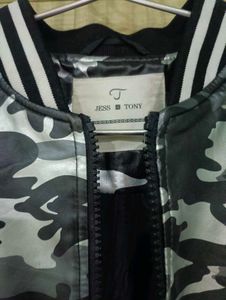 Imported Military Print Leather(Rackzin) Jacket 🧥