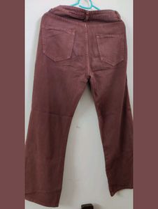 Brown Straight Jeans