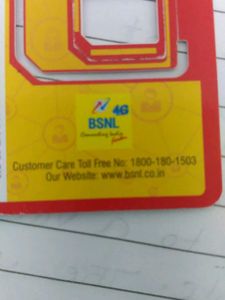 BSNL 4G SIM UPGRATE PACK OF 1 BUY  GET ONE FREE