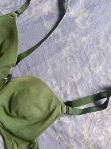 Olive Green Comfort Bra💚✨