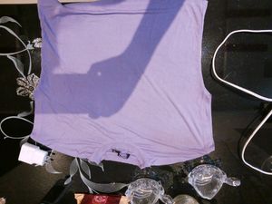 Purple Crop Tshirt