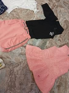 Combo Baby Girl Jeans Sneakers Top Designer