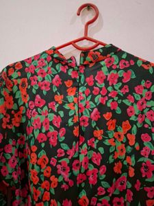 Floral Print Mini Dress