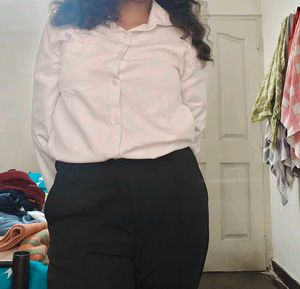 White Button-Down Shirt