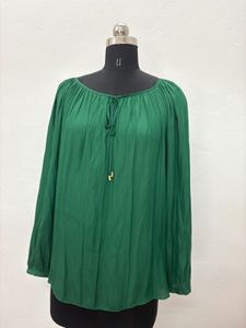 Green Long Sleeve Top