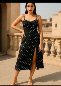 Polka Dot Slip Dress
