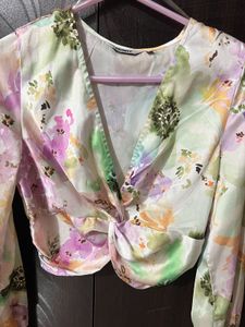 Butterfly Twist Crop Top