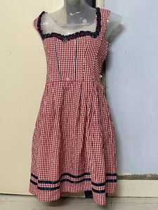 Pintrest Gingham Fit &amp; Flare Dress