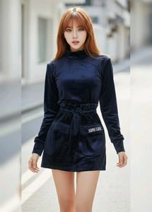 Korean 2 piece dress