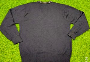 Stylish Black V-Neck Sweater