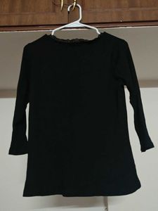 Black Fitted Top