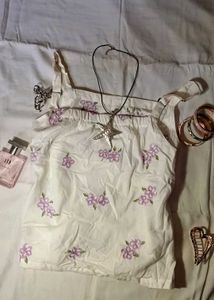 Floral Print Tank Top