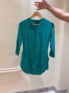 Green Short Kurti Top