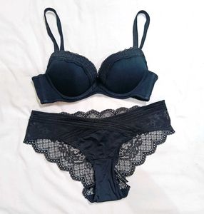 🇳🇿💫💗Black Bra Penty Hot Look Set