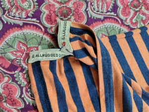 All Rugged Striped Polo Shirt - Medium