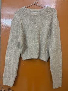 Korean Cropped Pullover
