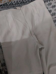 Wide Leg Off-White Pants
