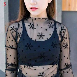 Black Mesh Top