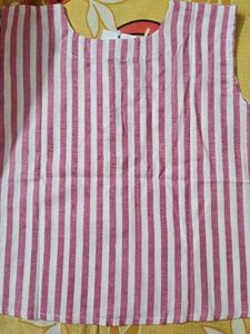 Striped Sleeveless Top