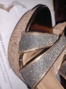 Inc.5 Sparkly Gold Heels