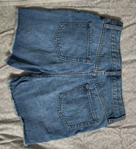 Denim Shorts Blue Navy