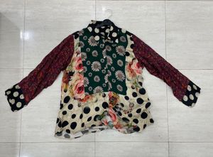 ✨ Boho Dream Patchwork Floral Blouse! 🌹