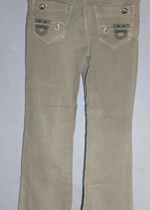 SiKON Khaki Bootcut Jeans Waist 27 (XS)