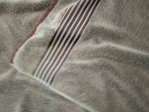 Brown Striped Bath Towel