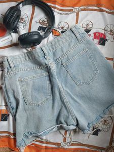 Ripped Jeans Shorts