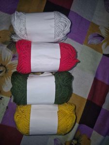 Four Skeins of Yarn