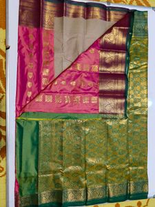 Pink Silk Saree