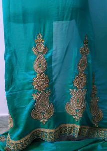 Elegant Green Saree