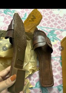 Brown Flat Sandals