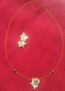 Invisible Chain With Earrings