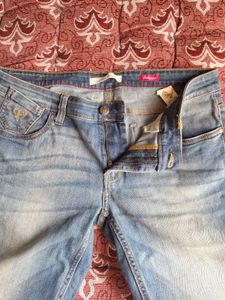 Blue Denim Jeans(Faded)