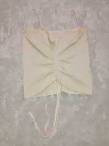 White Sleeveless Top