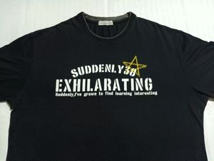 Men black T-shirt