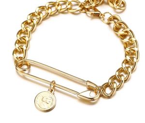 Coin Charm And Bold Design Bracelet🎀🎀