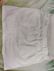 White Mini Skirt partywear brand new unused